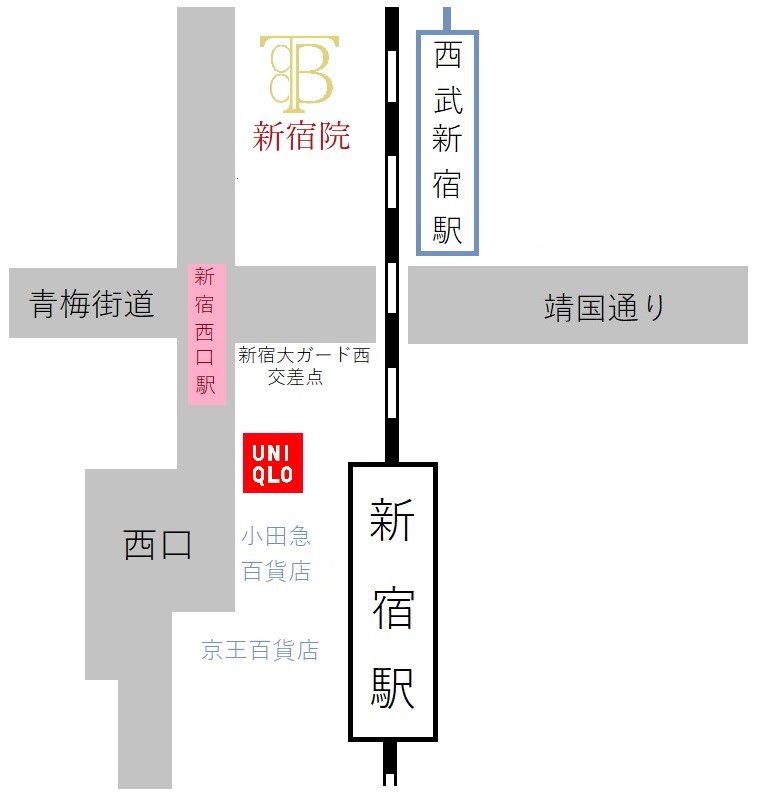 銀座院地図